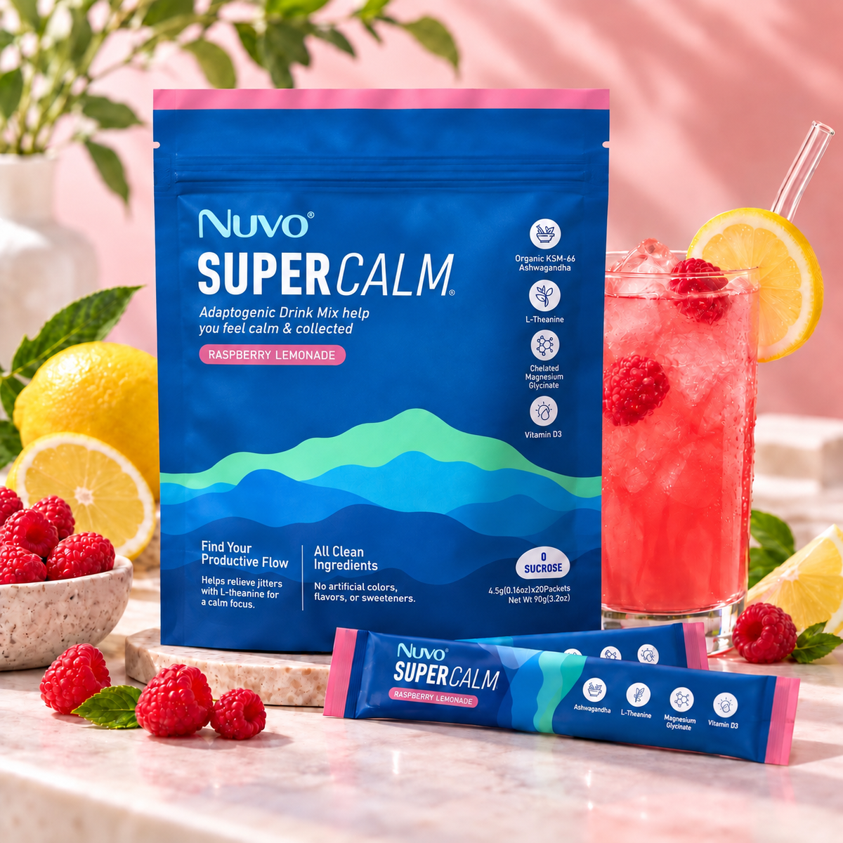 Nuvo Calm — Adaptogenic Drink Mix